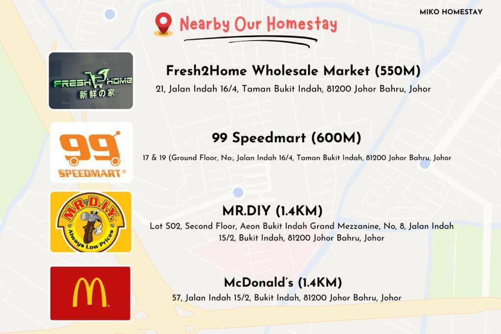 Cozy Holiday Home Karaoke Bbq Bukit Indah Jb Τζόχορ Μπάχρου Εξωτερικό φωτογραφία